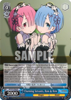 Charming Servants, Ram & Rem (V.1 - Rare)