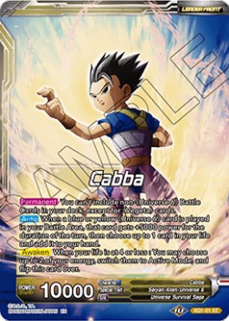 Cabba // Vegeta & Cabba, Master & Pupil