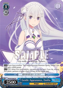 Gentle Appearance, Emilia (V.1 - Rare)