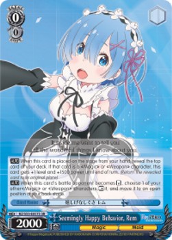 Seemingly Happy Behavior, Rem (V.2 - Super Rare)