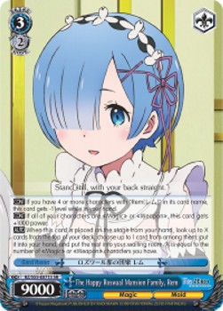 The Happy Roswaal Mansion Family, Rem (V.2 - Super Rare)