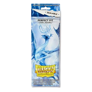 100 Dragon Shield Perfect Fit Sealable Sleeves - Clear