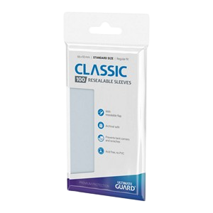 100 Ultimate Guard Classic Resealable Sleeves