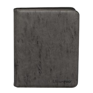 Suede Collection: Zippered 9-Pocket Premium PRO-Binder (Jet)