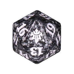 Throne of Eldraine: D20 Die (Black)