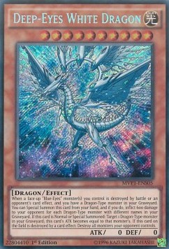 Deep-Eyes White Dragon (V.3 - Secret Rare)