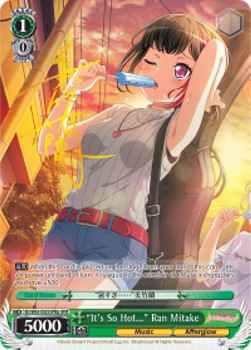 "It's So Hot…" Ran Mitake (V.3 - Feature Rare)