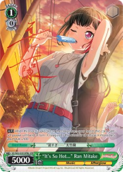 "It's So Hot…" Ran Mitake (V.4 - Feature Rare)