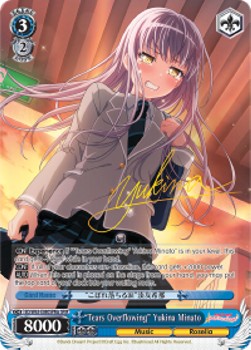 "Tears Overflowing" Yukina Minato (V.3 - Feature Rare)