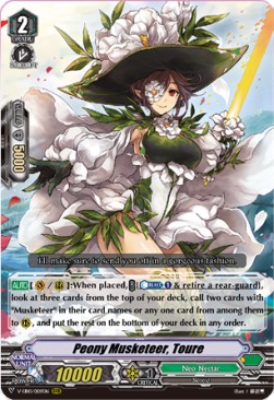 Peony Musketeer, Toure [V Format] (V.1 - Triple Rare)