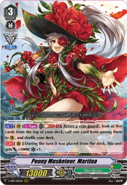 Peony Musketeer, Martina [V Format] (V.1 - Triple Rare)