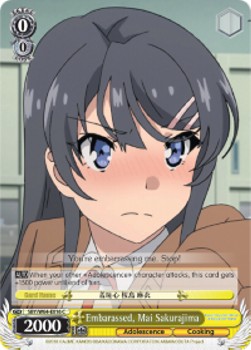 Embarassed, Mai Sakurajima