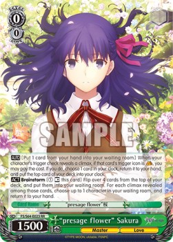 "presage flower" Sakura (V.1 - Double Rare)