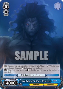 Mad Warrior's Howl, Berserker (V.1 - Rare)