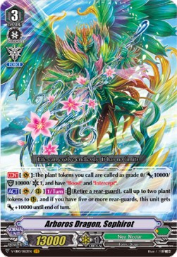 Arboros Dragon, Sephirot [V Format] (V.1 - Vanguard Rare)