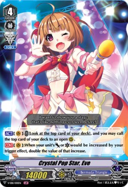 Crystal Pop Star, Eve [V Format] (V.1 - Legend Idol Rare)