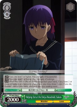 Helping Out at the Emiya Household, Sakura