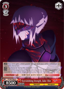 Overwhelming Strength, Saber Alter