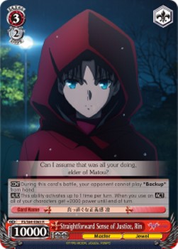 Straightforward Sense of Justice, Rin (V.1 - Rare)