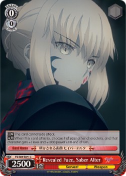 Revealed Face, Saber Alter