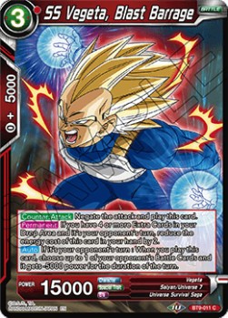 SS Vegeta, Blast Barrage