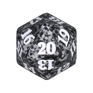 Game Night 2019: D20 Die (Black)