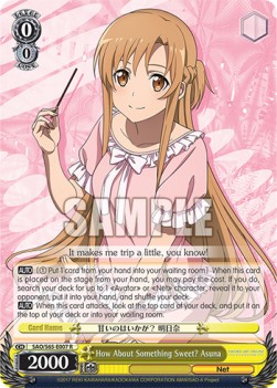 How About Something Sweet? Asuna (V.1 - Rare)