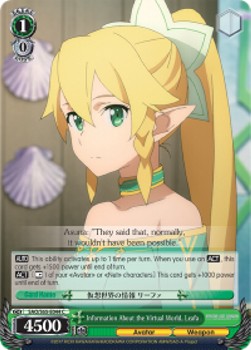 Information About the Virtual World, Leafa