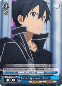 Former Appearance, Kirito