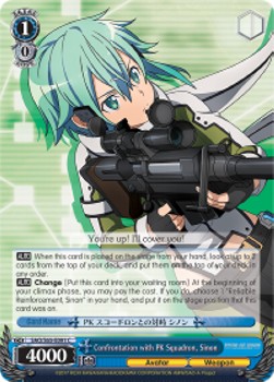 Confrontation with PK Squadron, Sinon