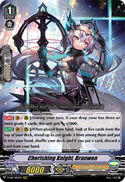 Cherishing Knight, Branwen [V Format] (V.1 - Triple Rare)