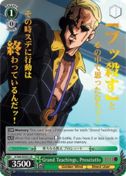 Grand Teachings, Prosciutto (V.2 - JoJo Rare)