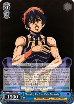 Choosing His Own Path, Narancia (V.1 - Rare)