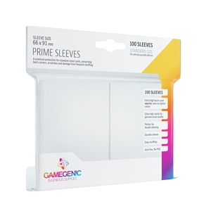 100 Gamegenic Prime Sleeves (White)