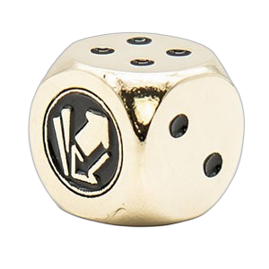 Cardmarket Metal D6 Die (Dots)