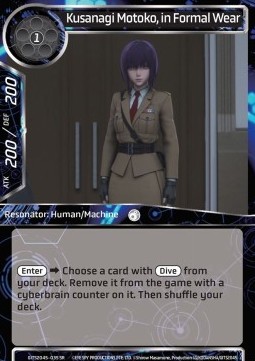 Kusanagi Motoko, in Formal Wear