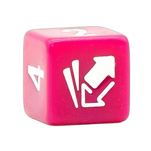 Cardmarket Opaque D6 Die (Pink)