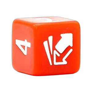 Cardmarket Opaque D6 Die (Red)