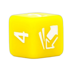 Cardmarket Opaque D6 Die (Yellow)