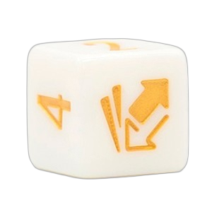 Cardmarket Opaque D6 Die (White)