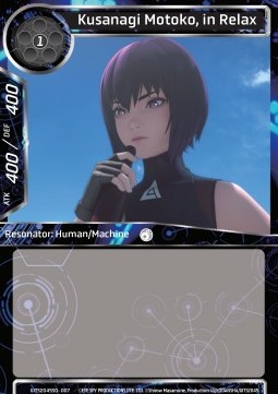 Kusanagi Motoko, in Relax