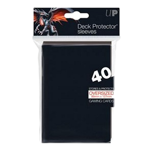 40 Ultra Pro Oversized Sleeves (Black)