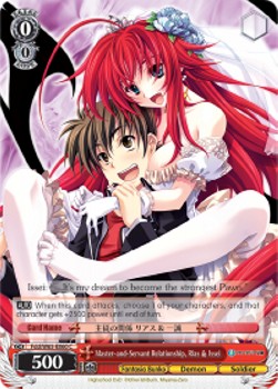 Master-and-Servant Relationship, Rias & Issei