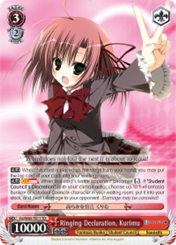 Ringing Declaration, Kurimu (V.1 - Trial Deck)