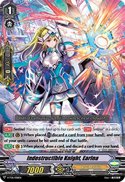 Indestructible Knight, Earina [V Format] (V.1 - Common)