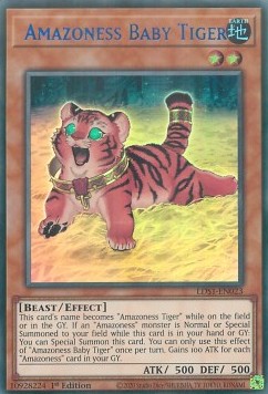 Amazoness Baby Tiger (V.1 - Ultra Rare)