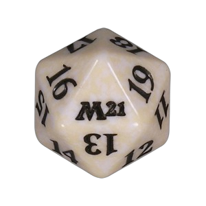 Core 2021: D20 Die (White)