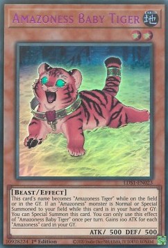 Amazoness Baby Tiger (V.3 - Ultra Rare)