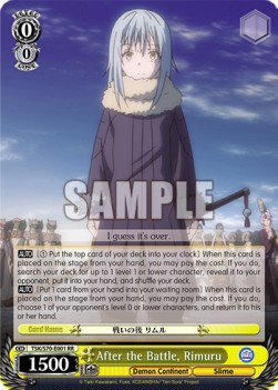 After the Battle, Rimuru (V.1 - Double Rare)