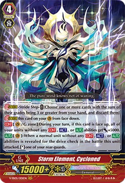 Storm Element, Cycloned [V Format] (V.1 - Generation Rare)